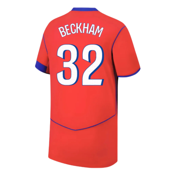 2025-2026 PSG Third Shirt (Kids) (Beckham 32)-Vantage Point Soccer